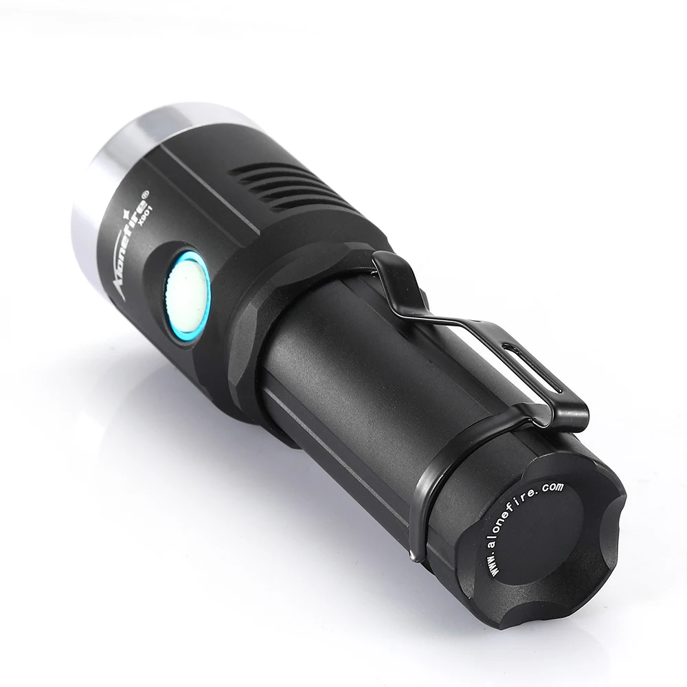 Светодиодный фонарик AloneFire X901 L2 перезаряжаемый 18650 с Micro usb ультра яркий ручной