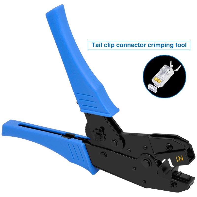 CNCOB обжимной инструмент для кабеля Cat7 хвостовой зажим соединитель 8P8C / RJ45 сетевой