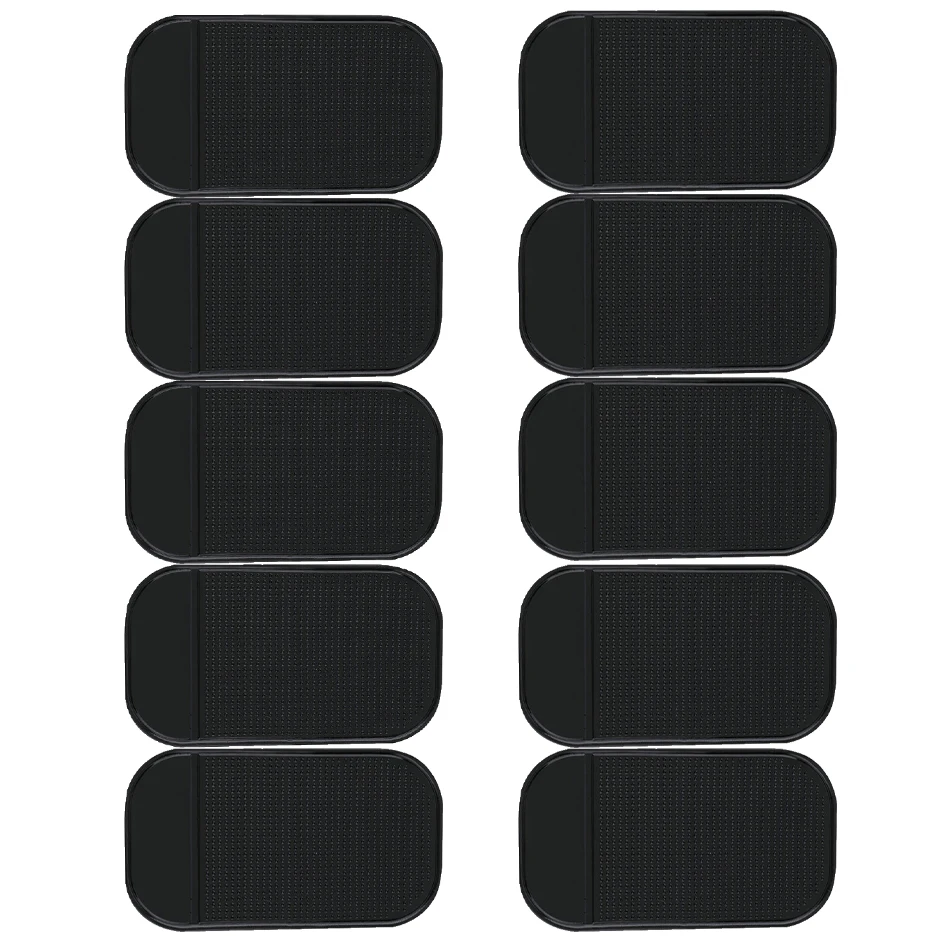 

10 Pcs Nano Car Magic Anti Slip Automobiles Interior Accessories for Mobile Phone Mp3 mp4 GPS Anti Slip Car Sticky Anti-Slip Mat