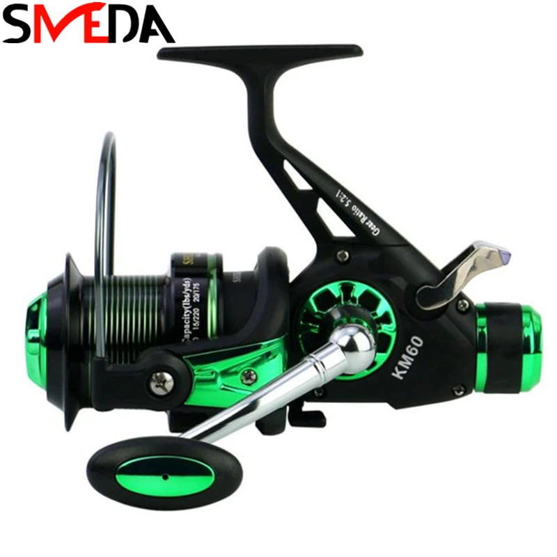 

Spinning Reels Carp Brake 5.2:1 Pesca Carretilha Peche Reel Fishing Feeder Wheels Tools