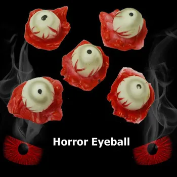

5PCS Halloween Horror Fake Eyeball Scary Body Parts Eye Horror Props Party Decor