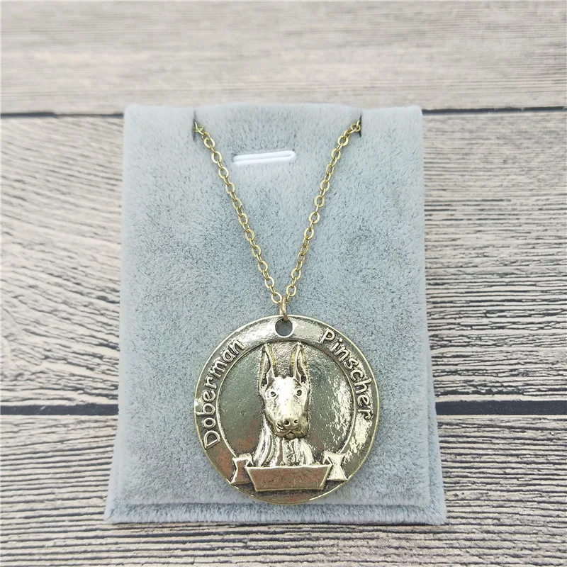 Elfin-New-Vintage-Retro-Doberman-Pinscher-Necklace-High-Quality-Doberman-Pinscher-Pendant-Necklace-Women-Pet-Dog