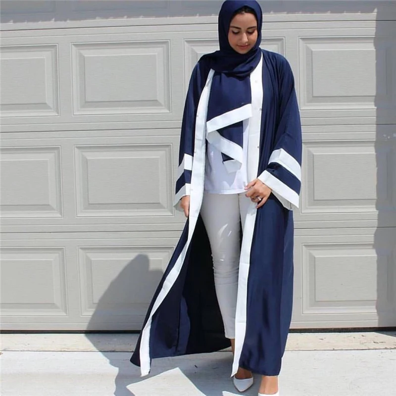 Элегантные повседневные Полные платья мусульманская одежда традиционный кардиган Турецкий Арабский Eid Mubarak абайя для женщин