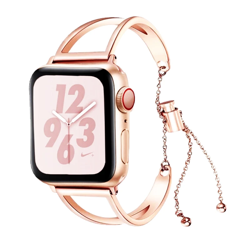 Браслет для apple watch band 4 5 3 44 мм 42 40 38 металлический ремешок из нержавеющей стали iwatch