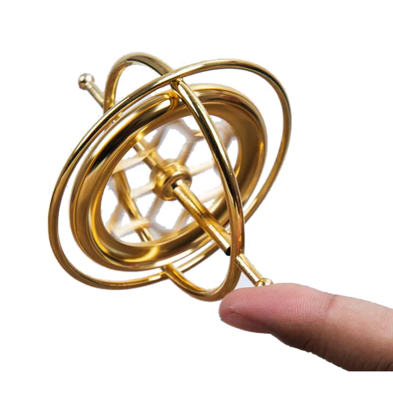 

Toys Game New Finger Spinner Gyro ADD&ADHD Spinner Ring Stainless Steel Toy Finger Gyro Kinetic Creative Metal Gyro Sensory Toys