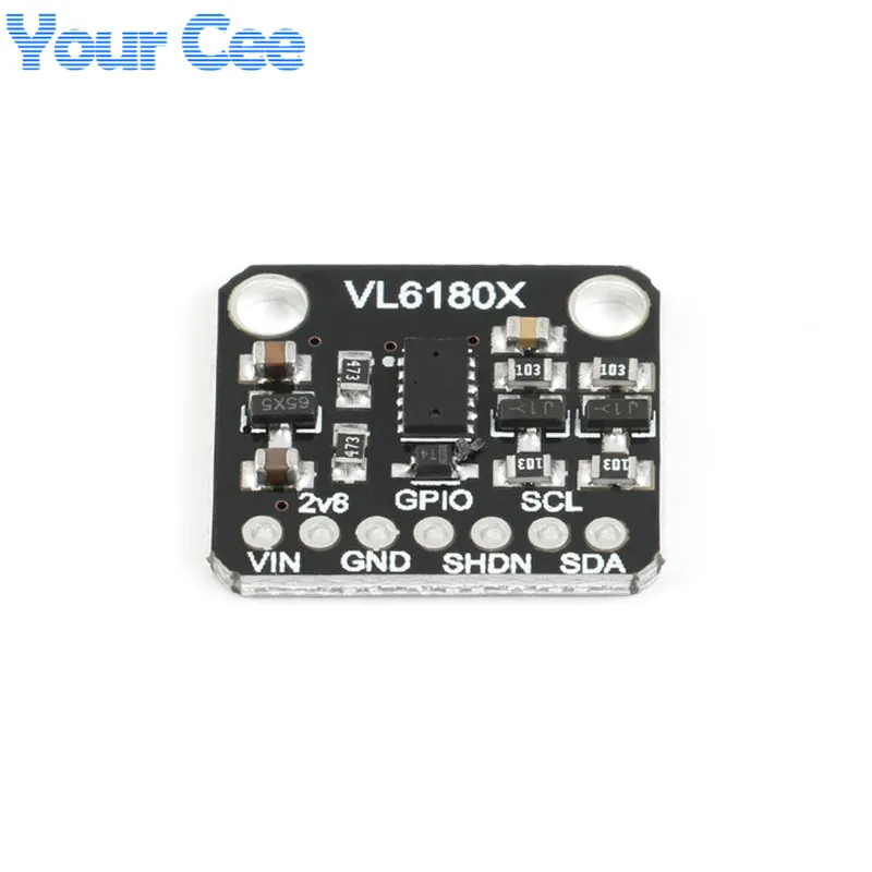 VL6180 VL6180X дальномер оптический диапазон сенсор модуль для Arduino IEC интерфейс 3,3 В 5 в ИК излучатель окружающий светильник TOF