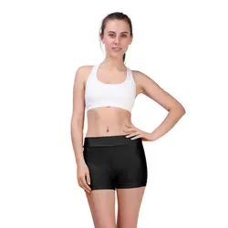 ICOSTUMES женские обтягивающие шорты для танцев средней посадки белые лайкра спандекс капри для тренировок гимнастика женские для фитнеса