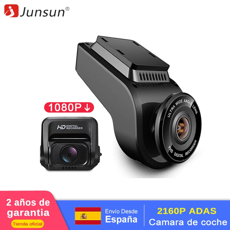 

Junsun 4K Ultra HD S590 Car Dash Cam 2160P 60fps ADAS Dvr with 1080P Sony Sensor Rear Camera Night Vision Dual Lens Dashcam