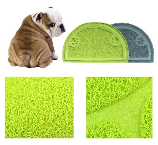 Large Pet Dog Placemat Mats Puppy Water Wipe Clean Cat Feeding Cleaning