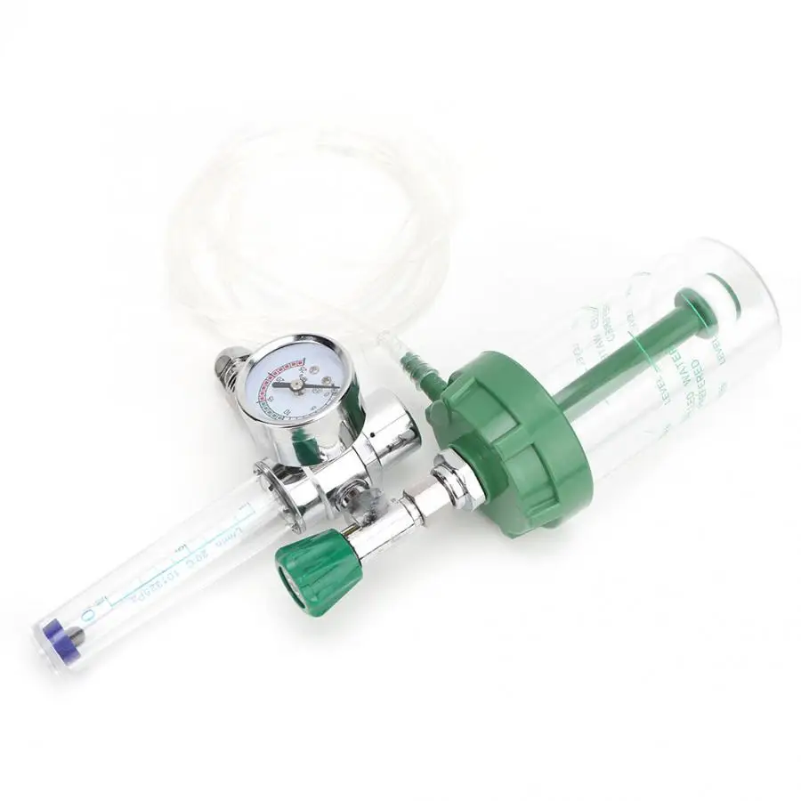 WX-YQ01 Medical Oxygen Pressure Reducer Oxygen Machine Flow Meter Outlet Male Thread G5/8-14(CGA540) with Oxygen Control Valve