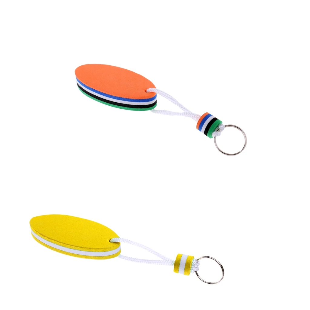 2Pcs Sailing Boating Keyring Floating Key Ring for Kayak Canoe Yacht Boat Water Sports Floatable Buoyant Key Float