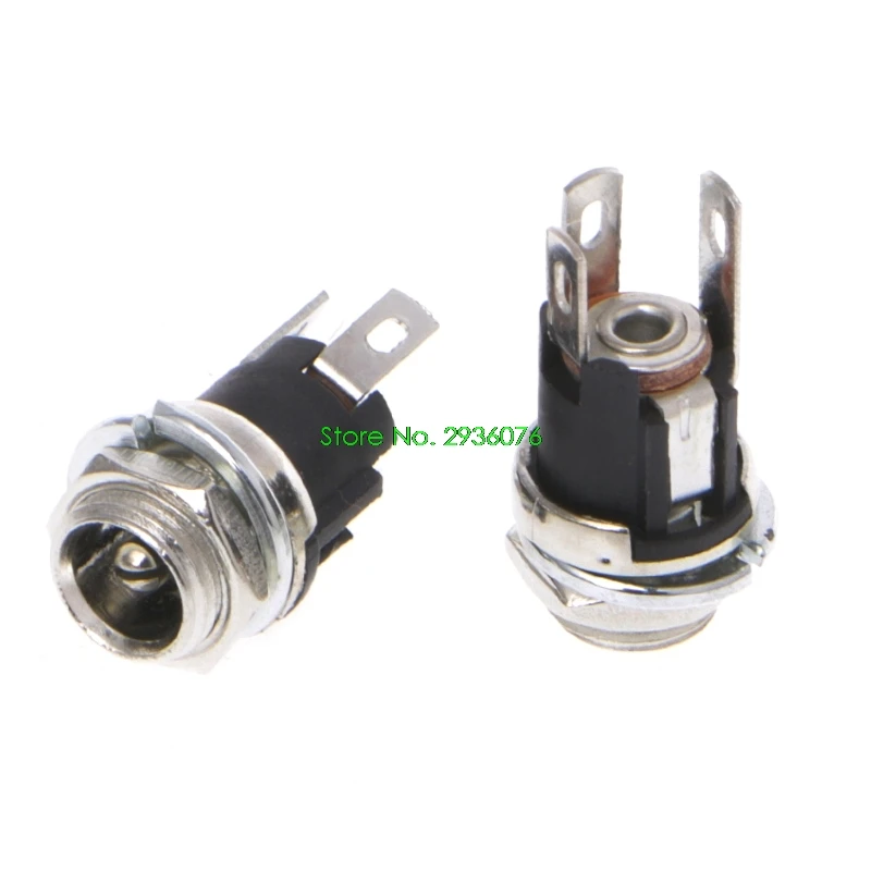 

10Pcs/lot 5.5x2.5mm Male DC In-Line Plug Socket Jack Connector Adapter Drop Shipping Support