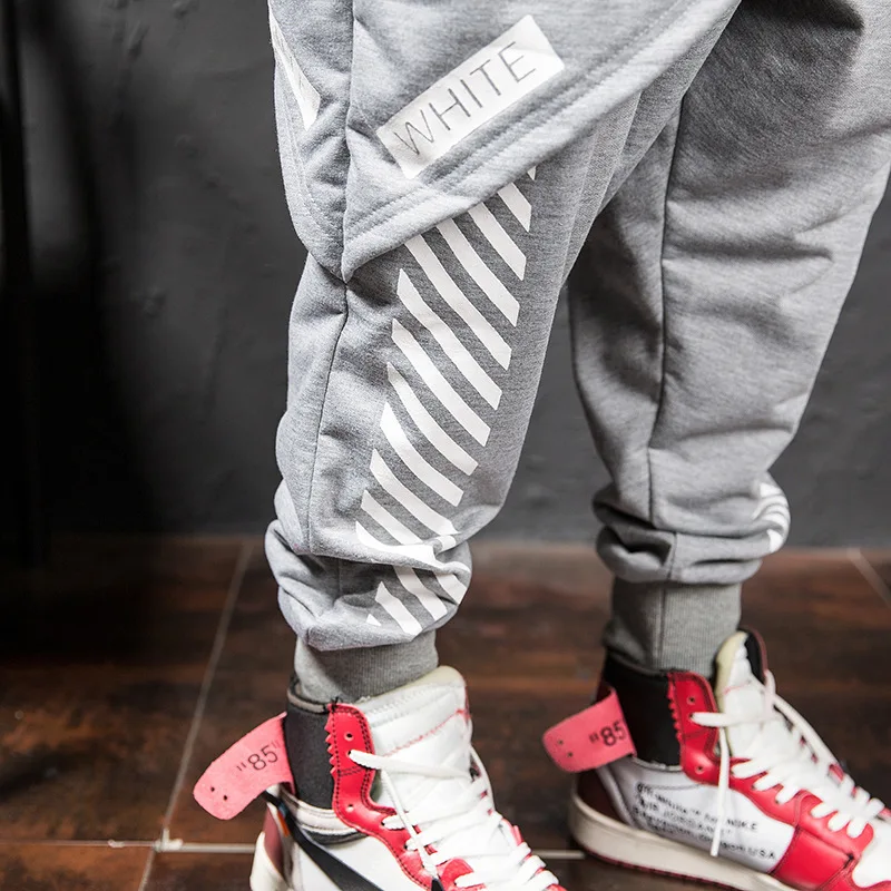 2019 spring European and American men's casual pants street hip hop tide brand trousers comfortable new loose men's casual