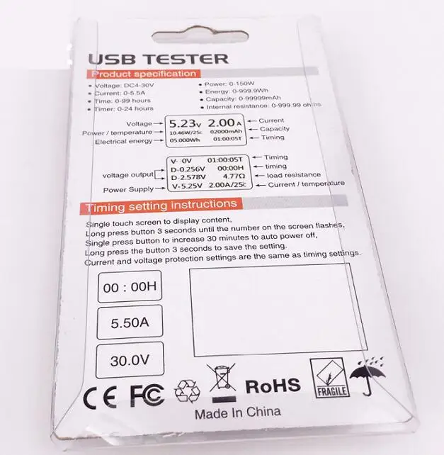 KWS MX16 USB тестер напряжение тока цифровой Dispay зарядное устройство Емкость доктор