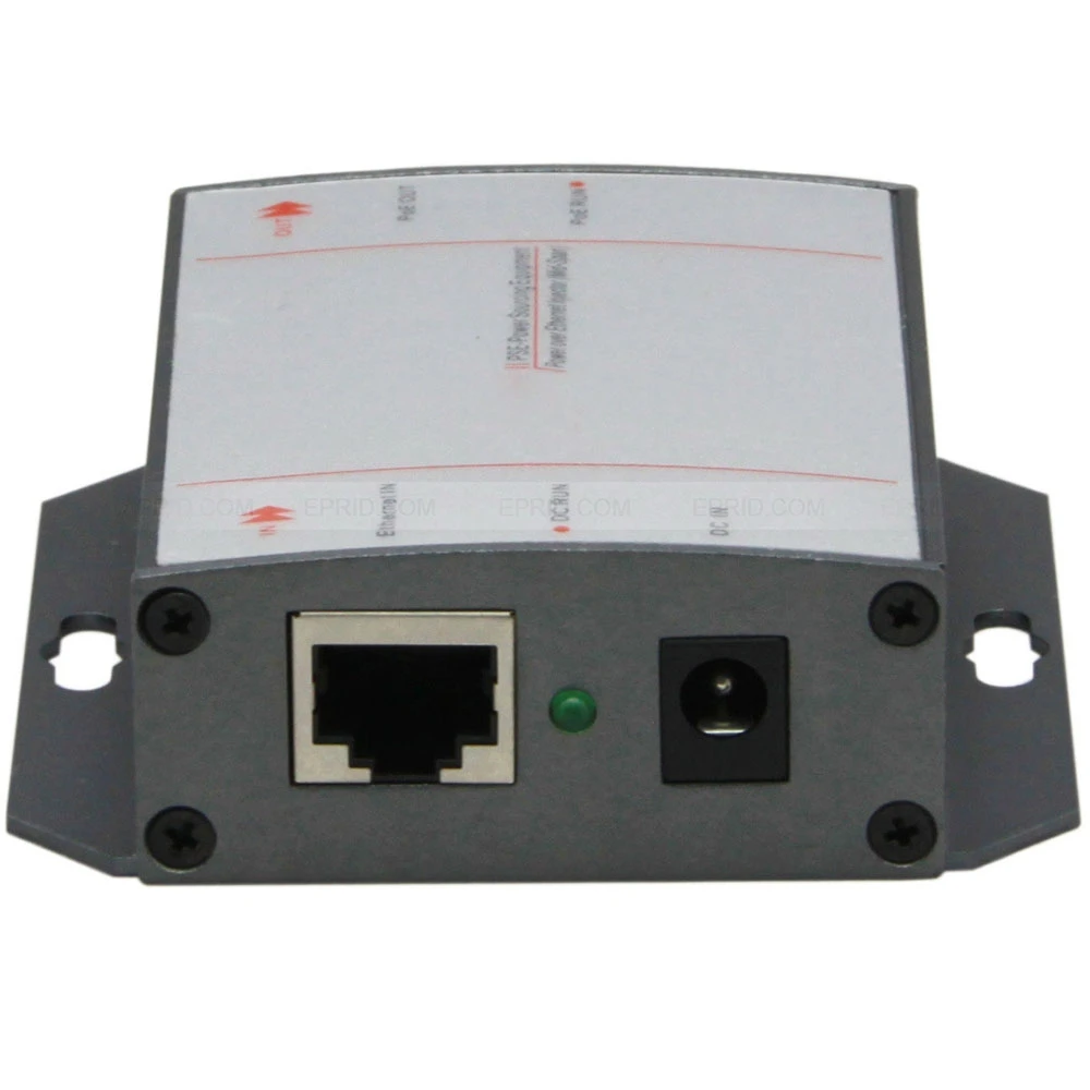PoE инжектор гигабитный Однопортовый блок питания через Ethernet DC адаптер для ip