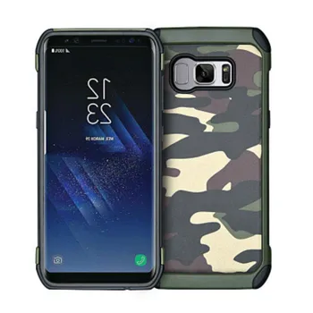 

Hybrid High Impact Shock Absorption Dual Layer Army Camouflage Armor Defender Case Cover For Samsung
