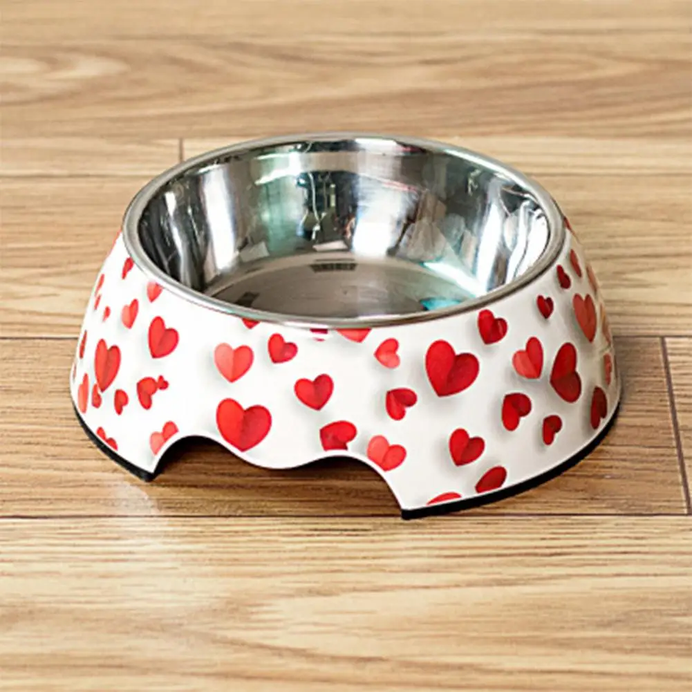 AsyPets двухслойная миска для домашних животных из нержавеющей стали для питья случайный цвет