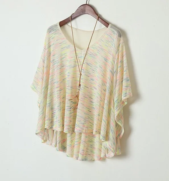 Новинка лета 2016 женские свободные хлопковые газовые простроченные рукава Suncare