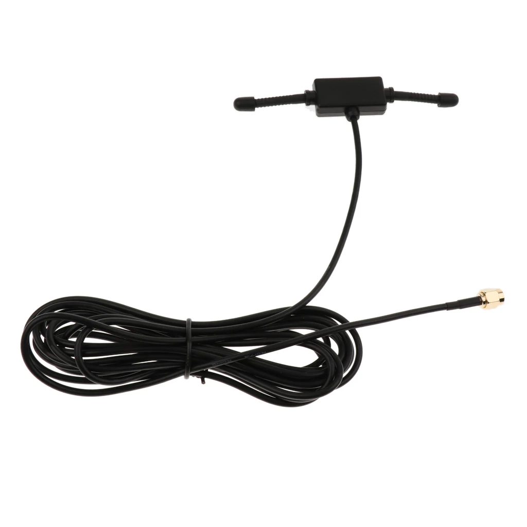 

433Mhz Radio Antenna 3dBi SMA Male Connector T Shape for Ham Radio 3Meters