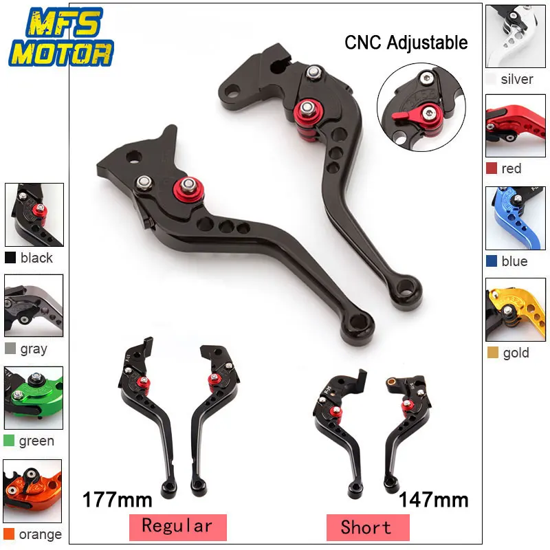 

Motorcycle Accessories CNC Brake Clutch Levers for Kawasaki ZX6R 1990-1999 ZX9R 1998 1999 98 99