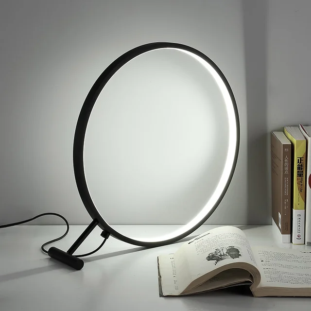 The Office Desk Lamp Magnifier Iron Bed Bedroom Study The Office Desk Lamp Magnifier Iron Bed Bedroom Study Circular Led Lighting Fg510