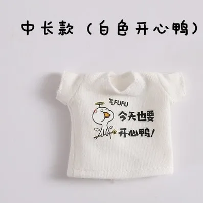 Новая кукла одежда милая футболка для ob11, obitsu 11, holala, 1/12bjd кукольная одежда аксессуары для куклы - Цвет: medium shirt a1