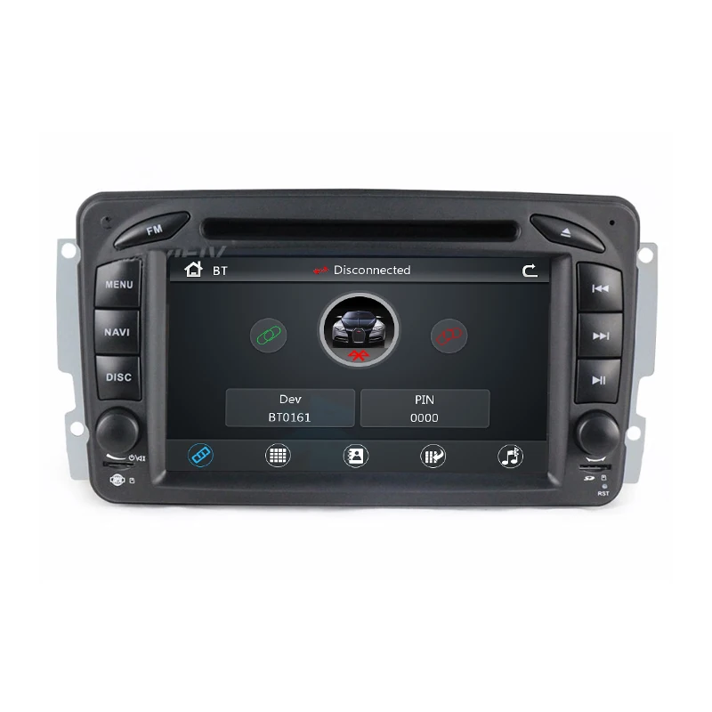 Sale For Benz CLK W209 W203 W168 W208 W463 W170 Vaneo Viano Vito E210 C208 Car DVD player with GPS Radio stereo two DIN Audio USB STW 11
