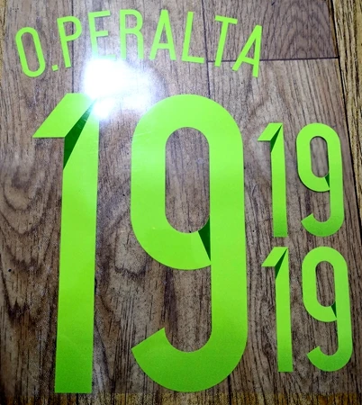 Прозрачный R. MARQUEZ G. DOSSANTOS M. LAYUN A. GUARDADO O. PERALTA именной патч, значок - Цвет: Прозрачный