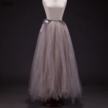 Aohaolee 100 см Длина пышные фатиновые Юбки для женщин Для женщин пачка Юбки для женщин бальное платье Свадебная вечеринка Винтаж Лолита Нижняя юбка Falda Mujer Saias