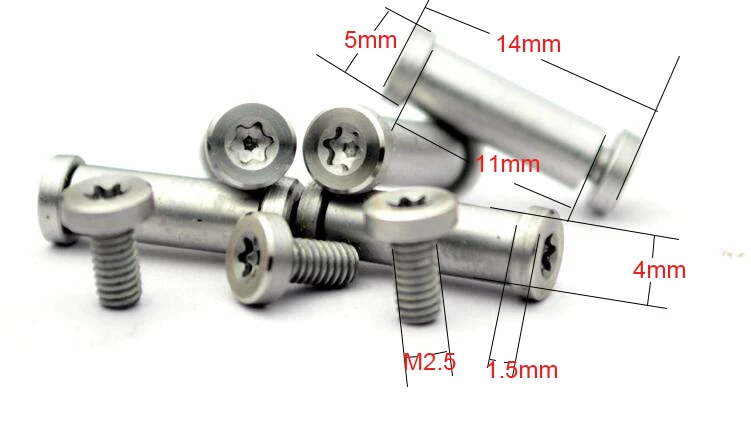 T8 Diy нож материал для изготовления ножей ручка шнек тактический фиксирующий винт