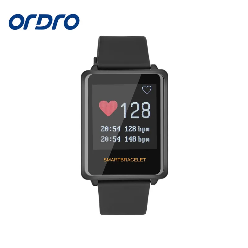 Ordro Z8 Смарт Браслет Bluetooth 1.44 дюймов Экран Поддержка сердечного ритма Мониторы