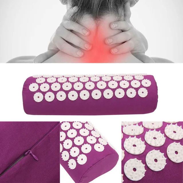 Head massage pillows Cushion Acupressure mat Relieve Stress Pain