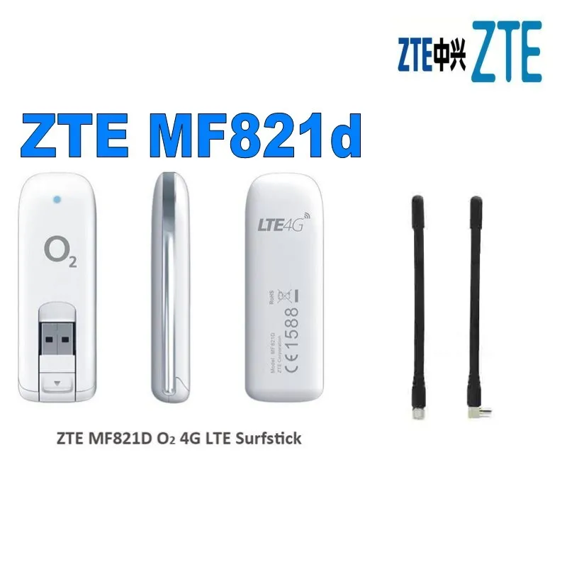 USB модем ZTE MF821D 100 Мбит/с LTE 4G 3G|wireless usb antenna|usb dongle antennaantenna wireless |