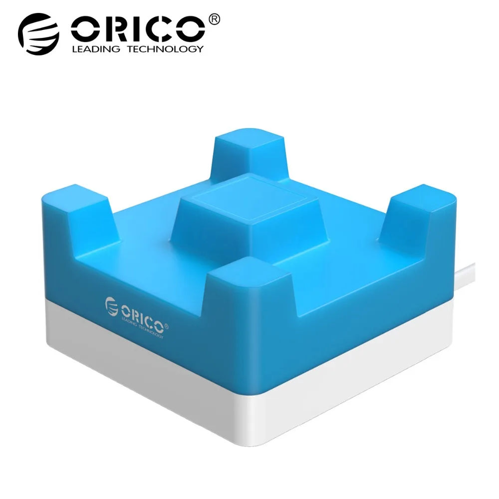 

ORICO Desktop USB Charger 5V 4A 20W 4 Port USB Smart Charging Station Mobile Phone / Tablet Charger with Stand