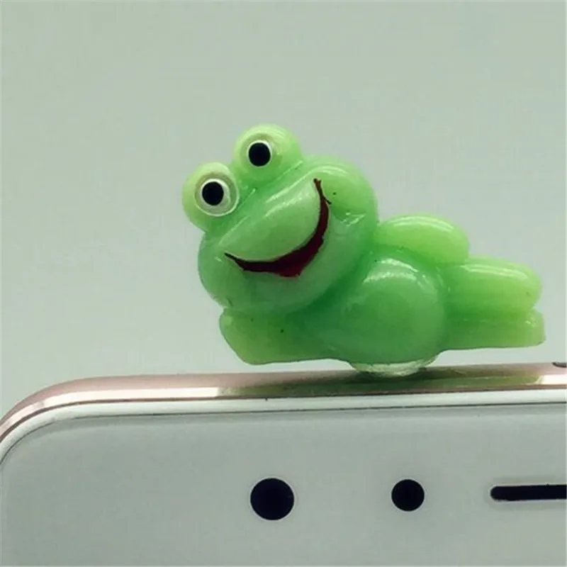 

cat style 3.5mm Cute Cartoon frog bear cow seal Design Mobile Phone Ear Cap Dust Plug For Iphone Samsung dust plug