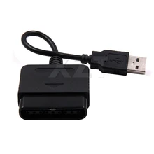 Высококачественный 1 шт. USB адаптер игровой контроллер конвертер для PS2 для PS3 ПК Аксессуары для видеоигр кабель черный