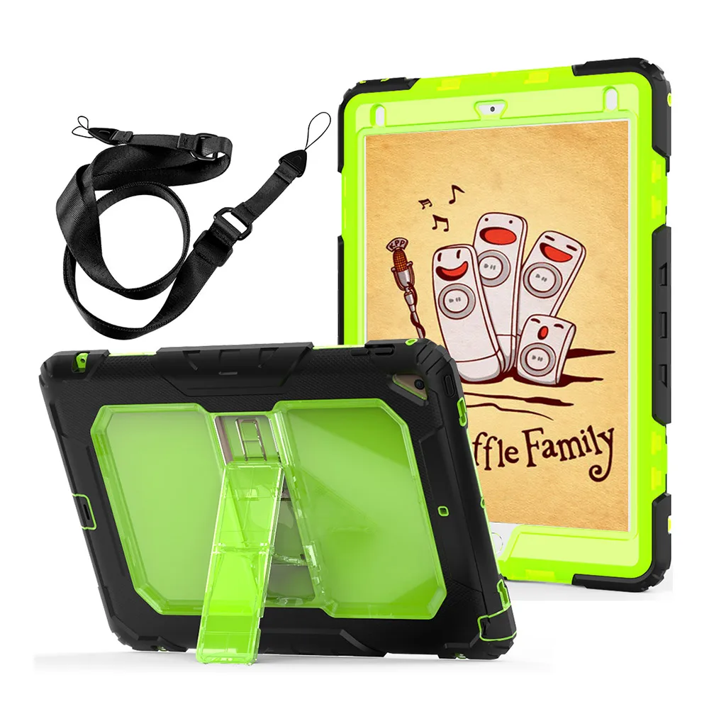 

Case for iPad pro 10.5 Smart Tablet Case Cover High Quality Folding Stand +Shoulder Strap Fashionable And Beautiful Color