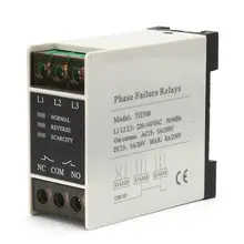 Ethernet реле TG30S 220-440 В AC мини 3-реле контроля последовательности фаз защитного напряжения фазовое реле с фиксацией