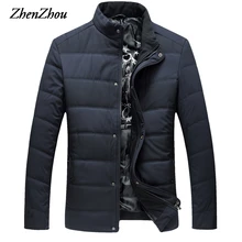 L-6XL, однотонные парки, зимняя мужская куртка, Мужская брендовая одежда, мужское пальто, пальто с воротником-стойкой, мужские пальто, большие размеры, высокое качество