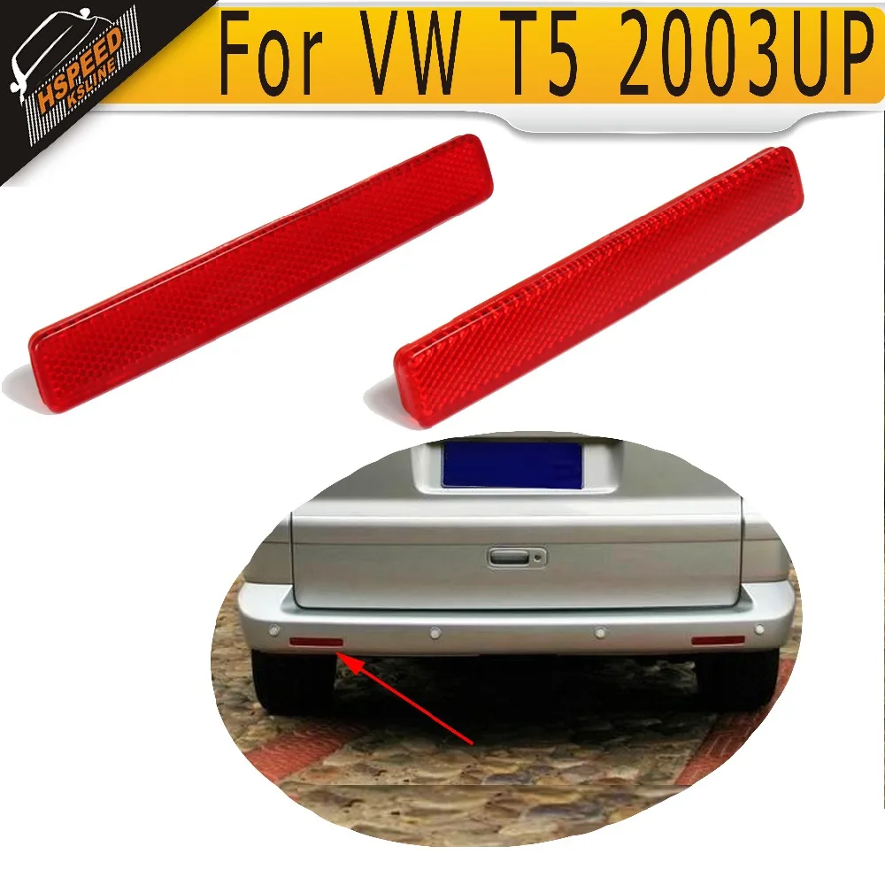1 пара светоотражающие лампы для заднего бампера VW T5 2003UP|for vw|vw coverlight vw |