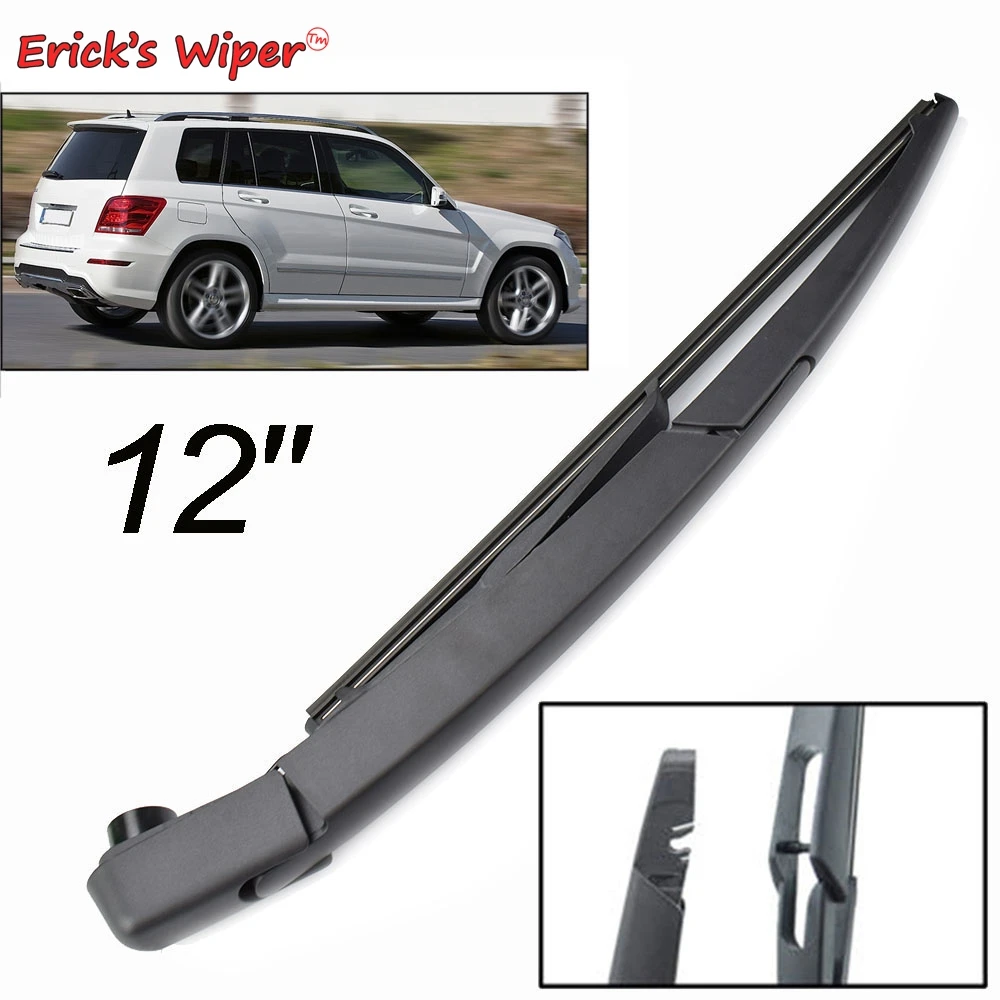

Erick's Wiper 12" Rear Wiper Blade & Arm Set Kit For Mercedes GLK 200 220 330 350 CDI 4Matic X204 2015 2014 2013 2012 2011 2010