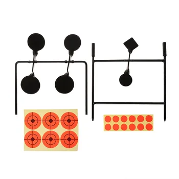 

New Shooting Target Automatic Rotating Outdoor Hunting Objective Reset Stand Shot Practice Rack Accessories