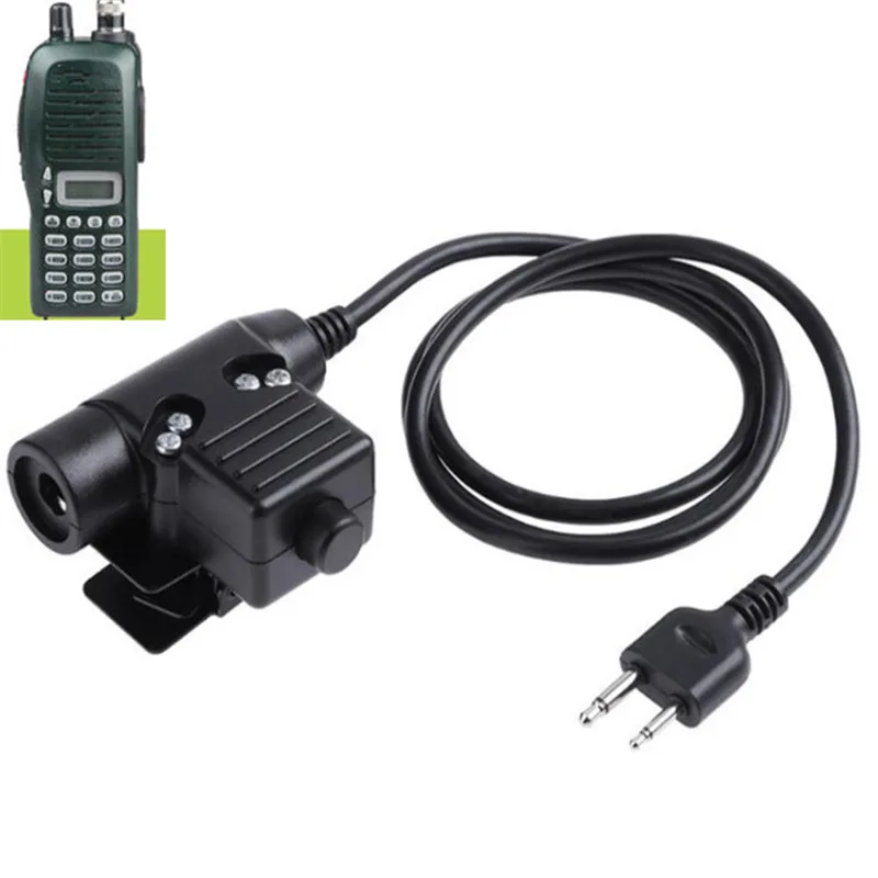 U94 Тактический разъем для наушников для ICOM V8 V85 V80 V82 IC-F14, IC-F14S, IC-F20, IC-F21, IC-F21BR рации