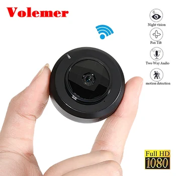 

Volemer Wifi Mini Camera 1080P Vehicle Camera Night Version Nanny DVR IP camera Motion Sensor Cam for Motorcycle Mini Camcorder