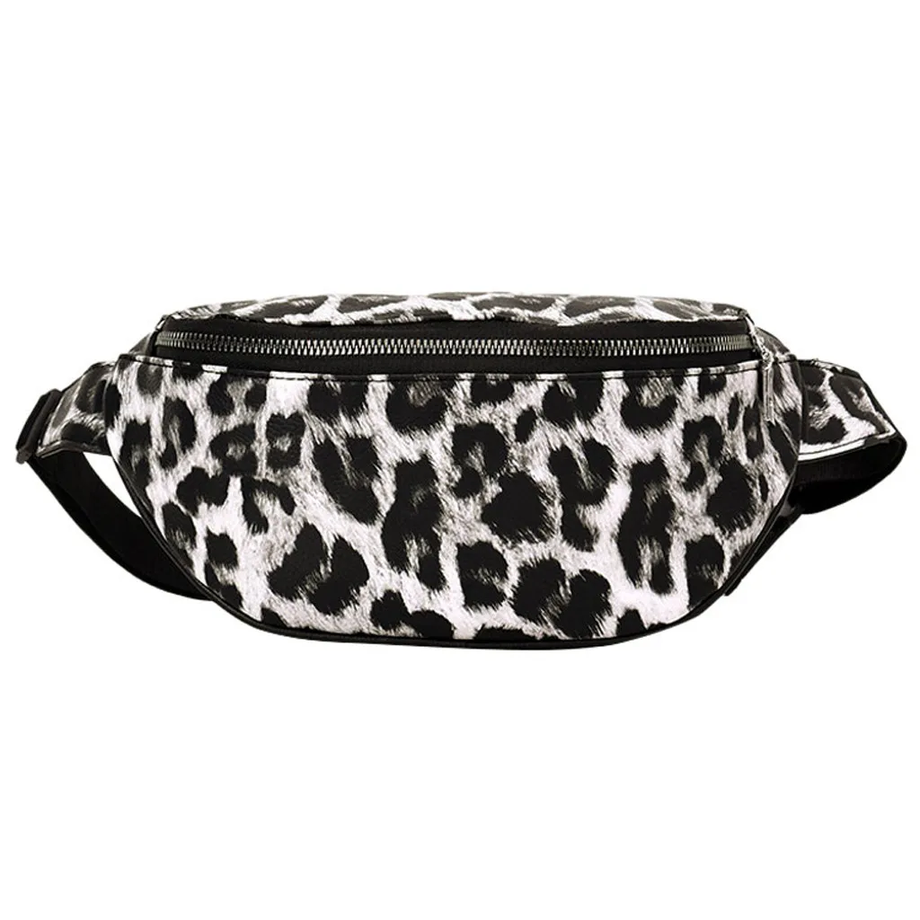 Женская поясная сумка, модный Леопардовый принт, нагрудные сумки, сумка на плечо, Женская винтажная поясная сумка, мобильный чехол# T20