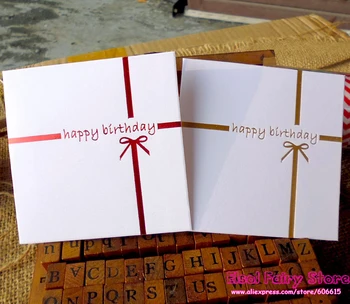 

20sets Happy birthday Folding cards,message cards with Paper Envelopes Invitations Cards
