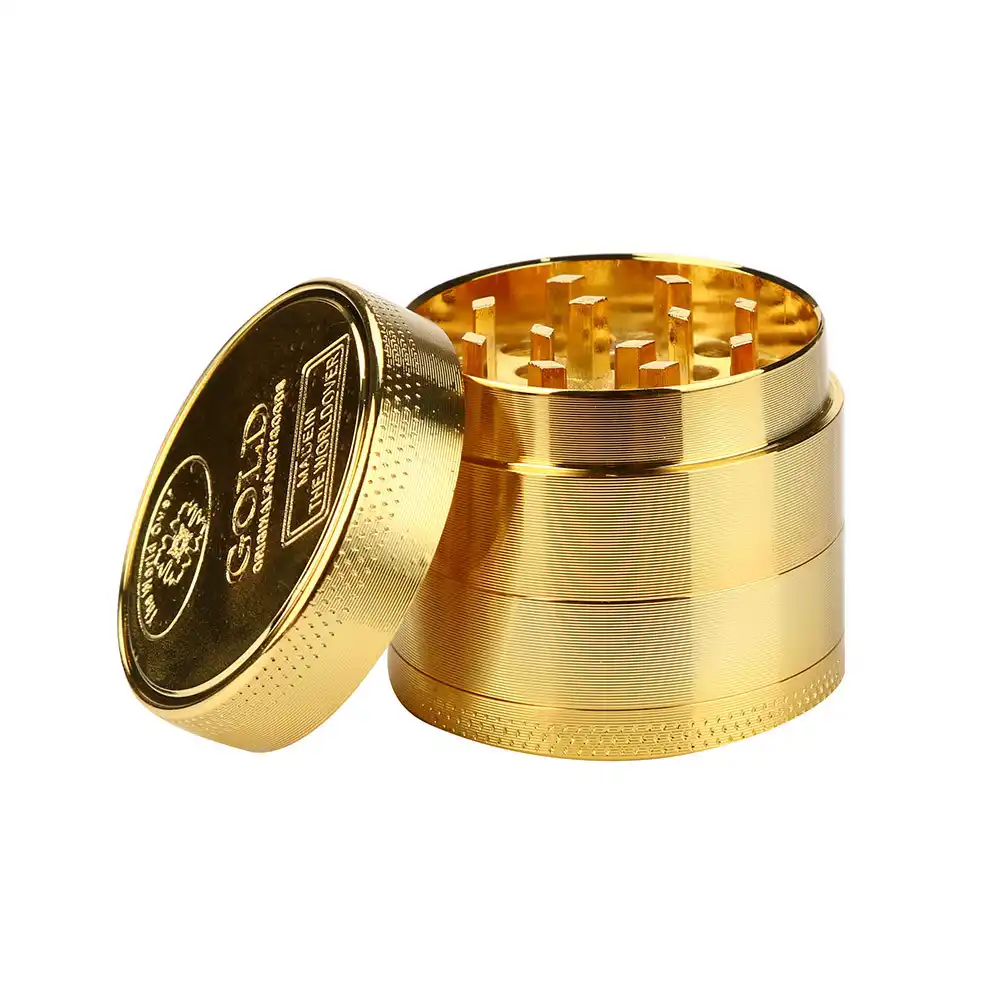Details about  / 1.75/" Large Grinder Herb Spice Tobacco 3 Piece Crusher Metal Smoke Heart Herbal