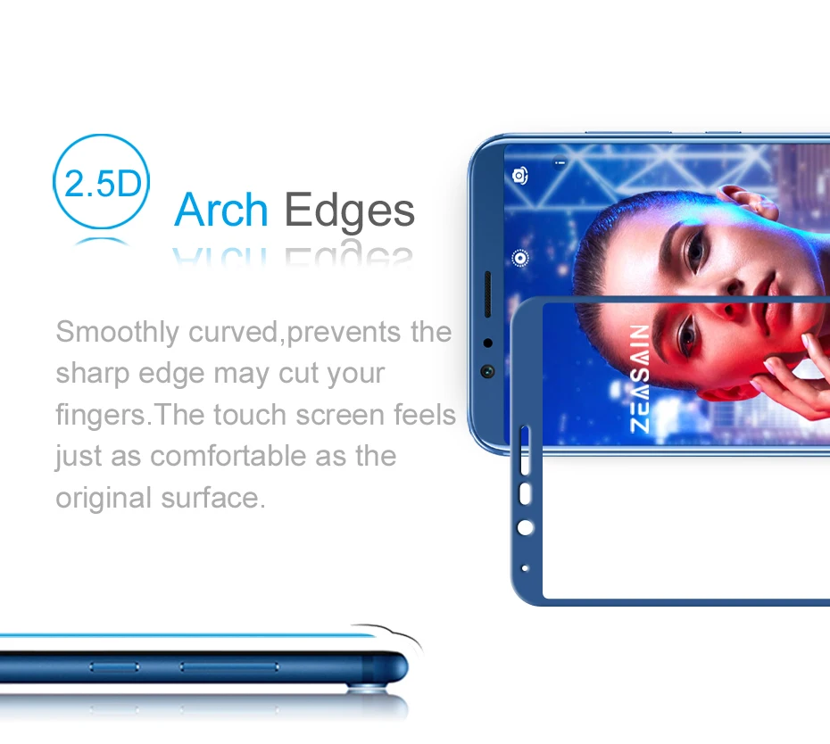 2 Pack Original ZEASAIN 2.5D Full Cover Tempered Glass Screen Protector For Huawei Honor View 10 Honor V10 V 10 9H Glass Film (15)