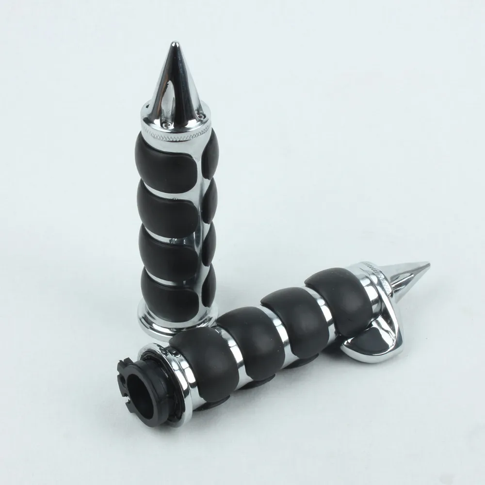 

Chrome Hand Grips Throttle Boss 1" Bar Motorcycle For Kawasaki Vulcan 800 1995 - 2005 1996 1997 1998 1999 2000 2001 2002 2003 04