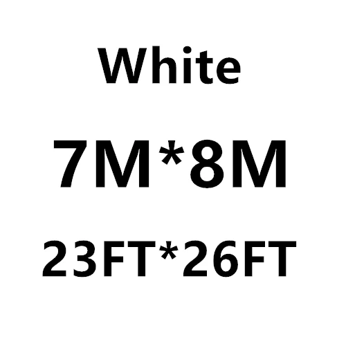 Vilead 7 м x 8 м(23 x 26ft) белоснежка цифровой камуфляж чистая Военная Униформа камуфляж сетка Солнечные укрытия Защита от солнца Тенты sail палатка - Цвет: White